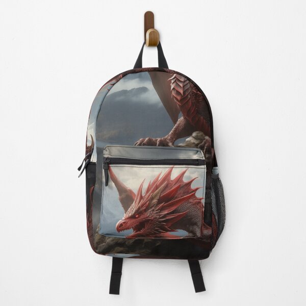 Item preview, Red Dragon on Mountain designed and sold by kalyssa44.