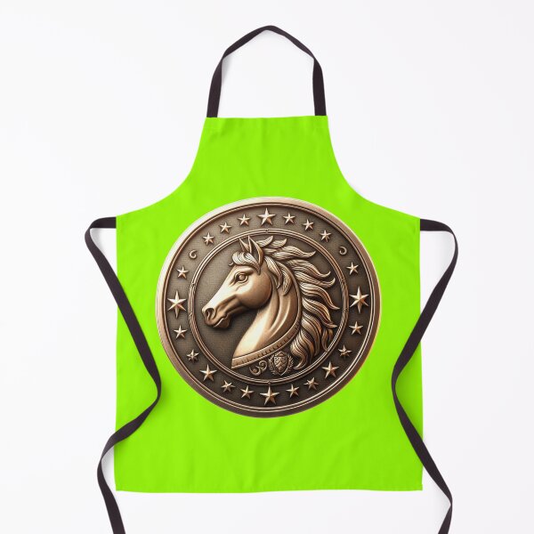 Item preview, HORSE SHIELD - #99FF00 designed and sold by Marlon Oseguera.