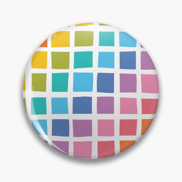 Item preview, ABP003-1 Checkered Squares in Rainbow Colors designed and sold by DuckyRubin.