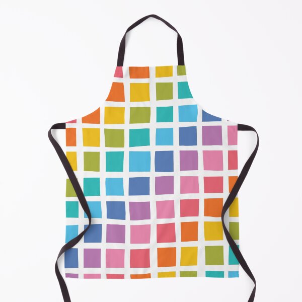 Item preview, ABP003-1 Checkered Squares in Rainbow Colors designed and sold by DuckyRubin.