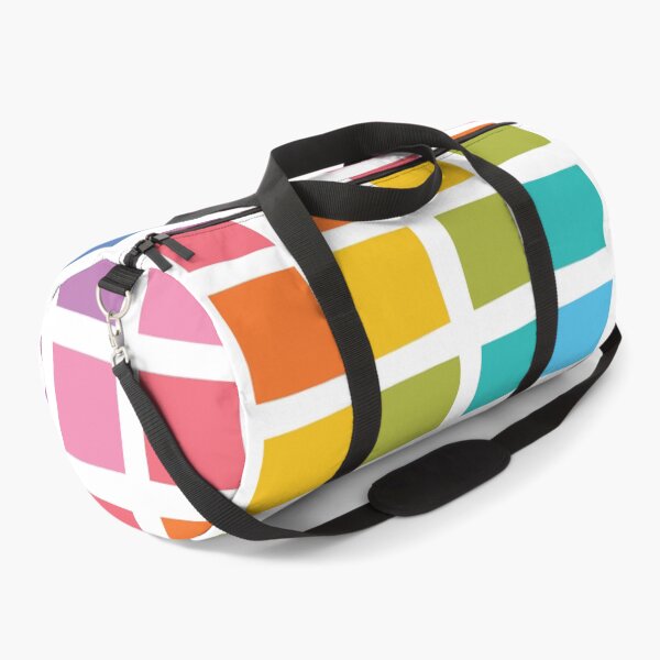 Item preview, ABP003-1 Checkered Squares in Rainbow Colors designed and sold by DuckyRubin.