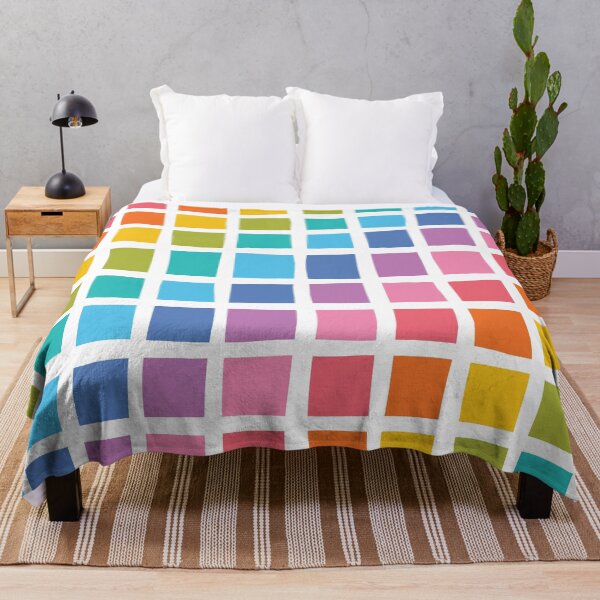 Item preview, ABP003-1 Checkered Squares in Rainbow Colors designed and sold by DuckyRubin.