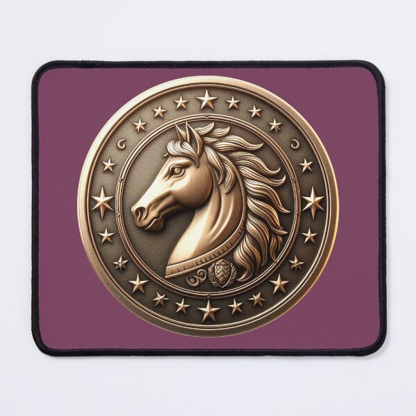 Item preview, HORSE SHIELD - #783B59 designed and sold by Marlon Oseguera.