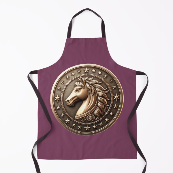 Item preview, HORSE SHIELD - #783B59 designed and sold by Marlon Oseguera.