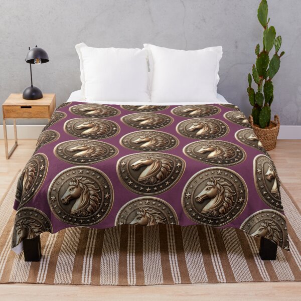 Item preview, HORSE SHIELD - #783B59 designed and sold by Marlon Oseguera.