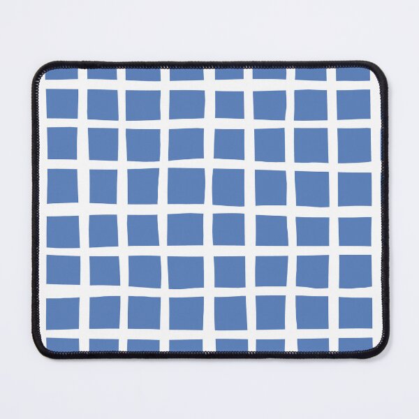 Item preview, ABP003-2 Checkered Squares in Blue designed and sold by DuckyRubin.