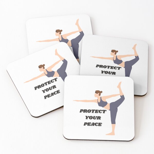 Item preview, Protect Your Peace, Yoga Pose  designed and sold by ChiWellness Shop.