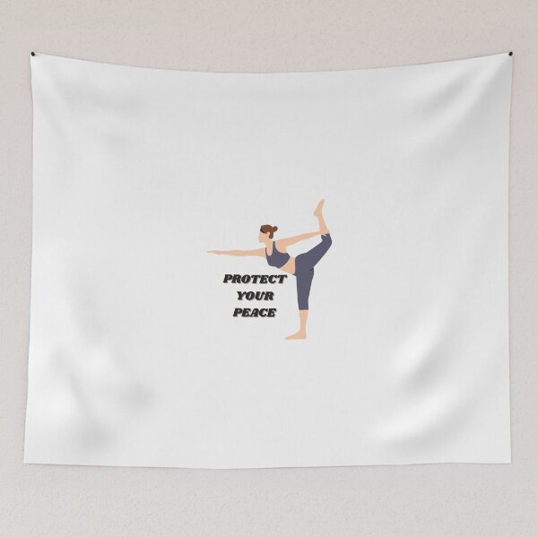 Item preview, Protect Your Peace, Yoga Pose  designed and sold by ChiWellness Shop.