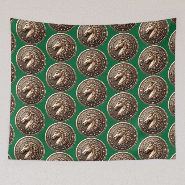 Item preview, HORSE SHIELD - #006633 designed and sold by Marlon Oseguera.