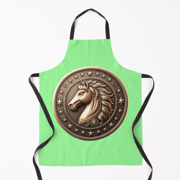 Item preview, HORSE SHIELD - #99FF99 designed and sold by Marlon Oseguera.