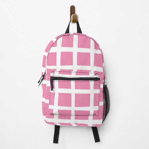 Item preview, ABP003-8 Checkered Squares in Pink designed and sold by DuckyRubin.