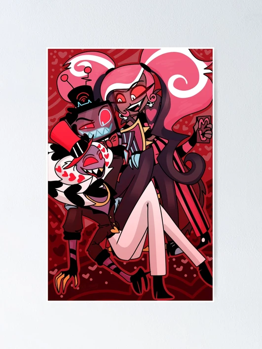Hazbin Hotel 'THE VEES' In Universe Poster | Hazbin Hotel