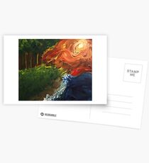 Elemental (synesthesia painting) Postcards