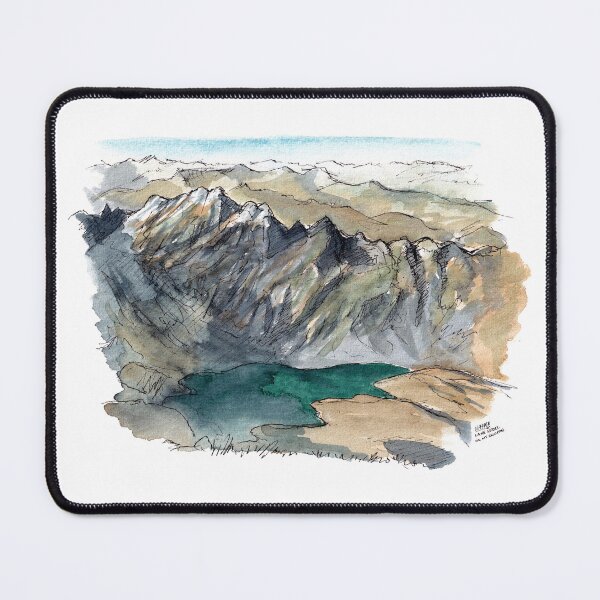 Item preview, Lake Isobel from Mt Crichton Watercolour designed and sold by Tom Napper Design.