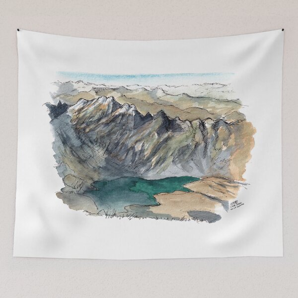 Item preview, Lake Isobel from Mt Crichton Watercolour designed and sold by Tom Napper Design.