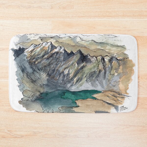 Item preview, Lake Isobel from Mt Crichton Watercolour designed and sold by Tom Napper Design.