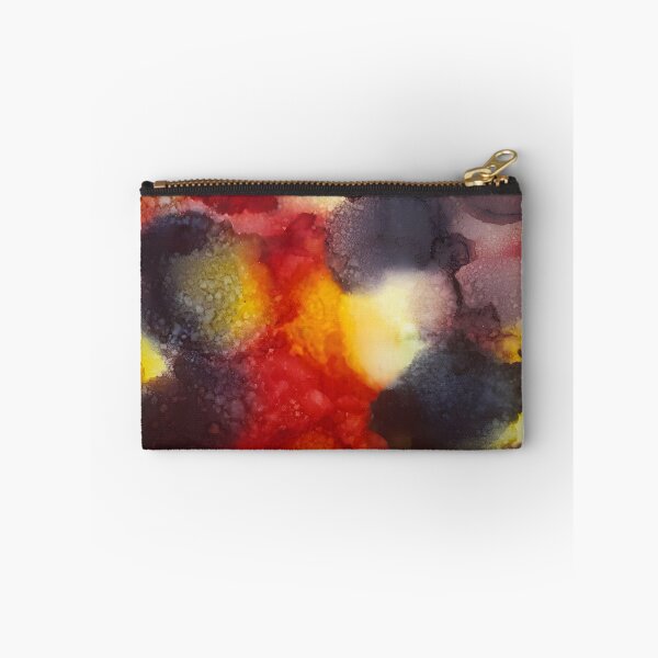 Item preview, Black, Yellow, and Red Alcohol Ink Painting designed and sold by freshinkarts.