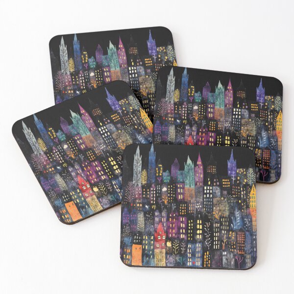 Item preview, city Nightlife in Color designed and sold by DeMuurdecoratie.