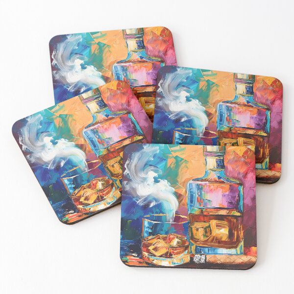 Item preview, Chromatic Revelry- Exploring Vivid Dimensions in the Cubist-Fauvist-Impressionist Symphony of Cigar  designed and sold by OlfactoART Studio.