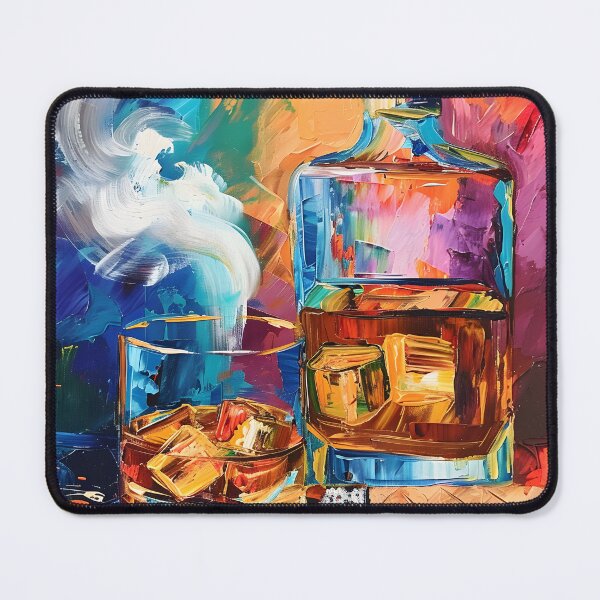 Item preview, Chromatic Revelry- Exploring Vivid Dimensions in the Cubist-Fauvist-Impressionist Symphony of Cigar designed and sold by OlfactoART Studio.