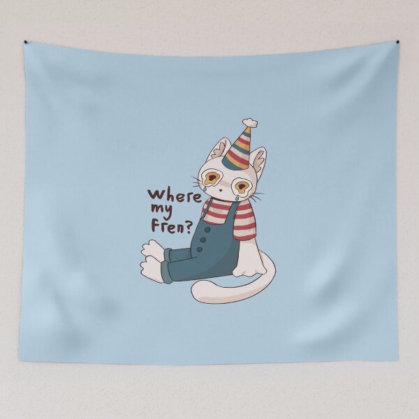 Item preview, little lonely birthday cat designed and sold by papercreatyre.