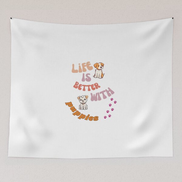 Item preview, Life is Better with Puppies designed and sold by LindoDesign.