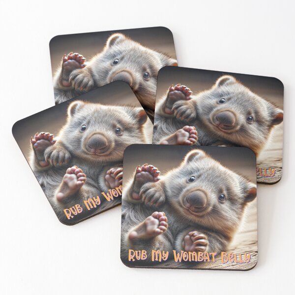 Item preview, Rub My Wombat Belly designed and sold by J7Simpson.