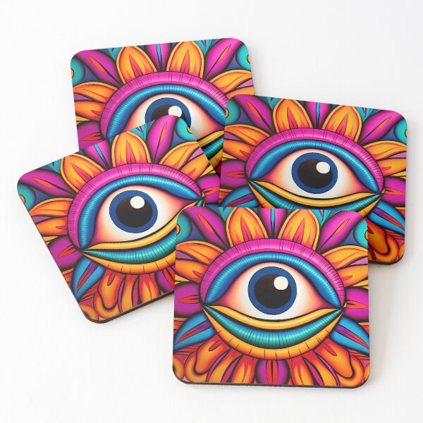 Item preview, Eye colorful Colorful Dazzling Eye designed and sold by DeMuurdecoratie.