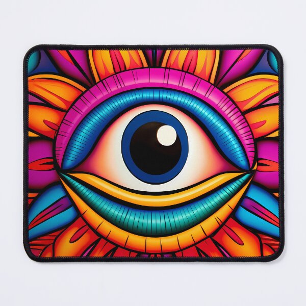 Item preview, Eye colorful Colorful Dazzling Eye designed and sold by DeMuurdecoratie.