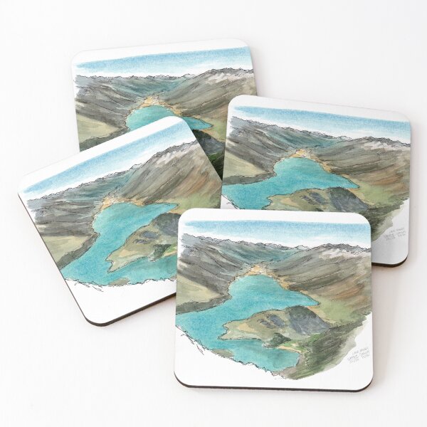 Item preview, Lake Hawea from Corner Peak Watercolour designed and sold by Tom Napper Design.