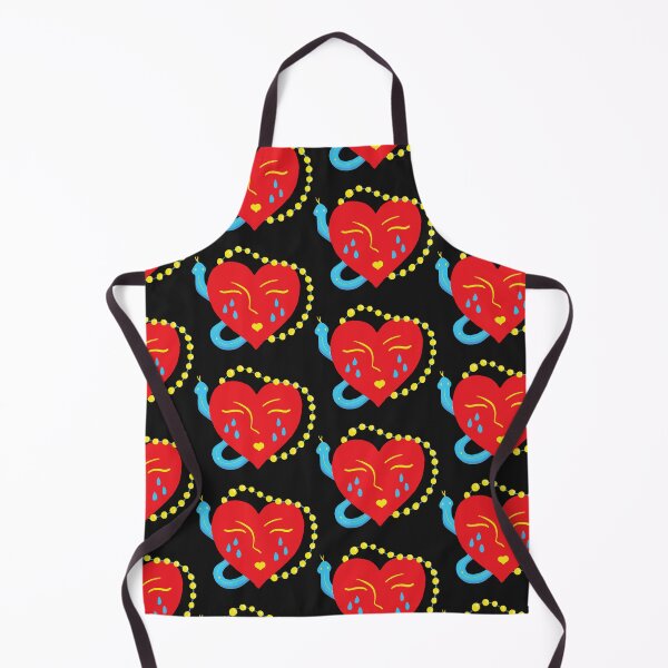 Item preview, Red heart with crying face designed and sold by pinkyfish1010.