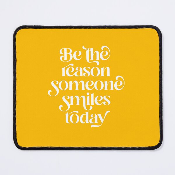 Item preview, Motivational positive words - Smile today - Retro typography yellow designed and sold by Dominiquevari.