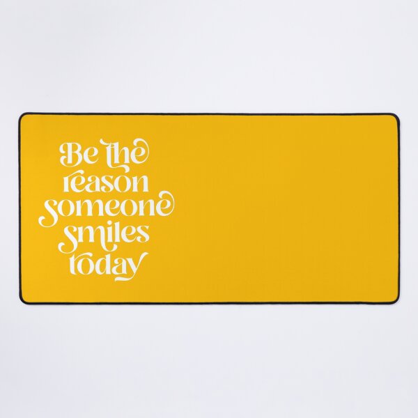 Item preview, Motivational positive words - Smile today - Retro typography yellow designed and sold by Dominiquevari.
