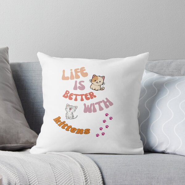 Item preview, Life is Better with kittens designed and sold by LindoDesign.