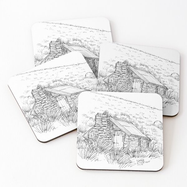 Item preview, 2 Mile Hut Sketch designed and sold by Tom Napper Design.