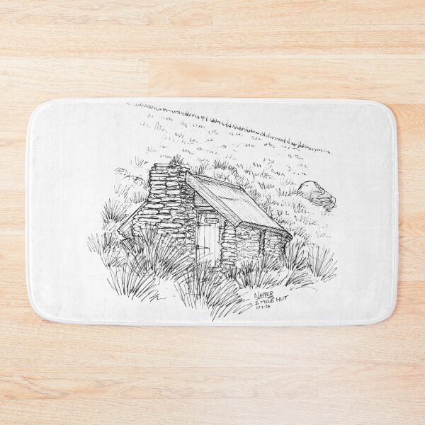 Item preview, 2 Mile Hut Sketch designed and sold by Tom Napper Design.