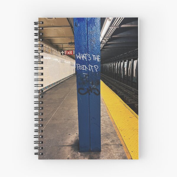 Item preview, "What's The Point?" Subway Graffiti designed and sold by offdutyplaces.
