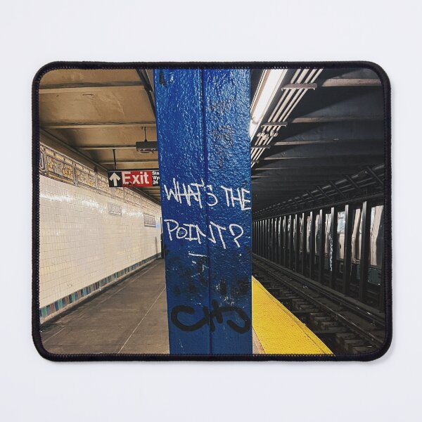 Item preview, "What's The Point?" Subway Graffiti designed and sold by offdutyplaces.
