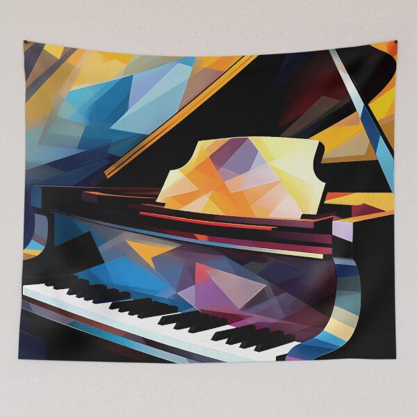 Item preview, Piano Colorful Piano Concert designed and sold by DeMuurdecoratie.