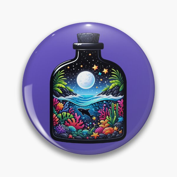 Item preview, Black Shark in a Bottle designed and sold by stickyfoot.
