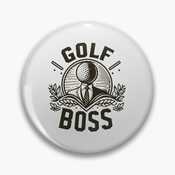Artikelvorschau, Lustige Vintage Cartoon-Golfball-Chef-Chef-Sprüche entworfen und verkauft von Daqomm.