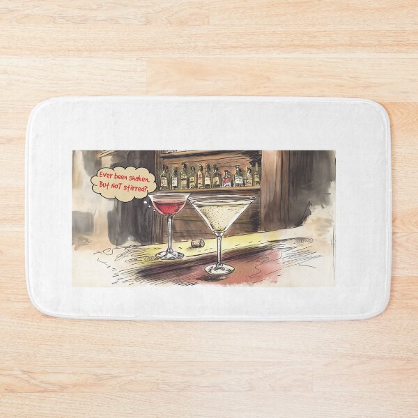 Item preview, Shaken.  But not stirred. designed and sold by FamouslyStupid.