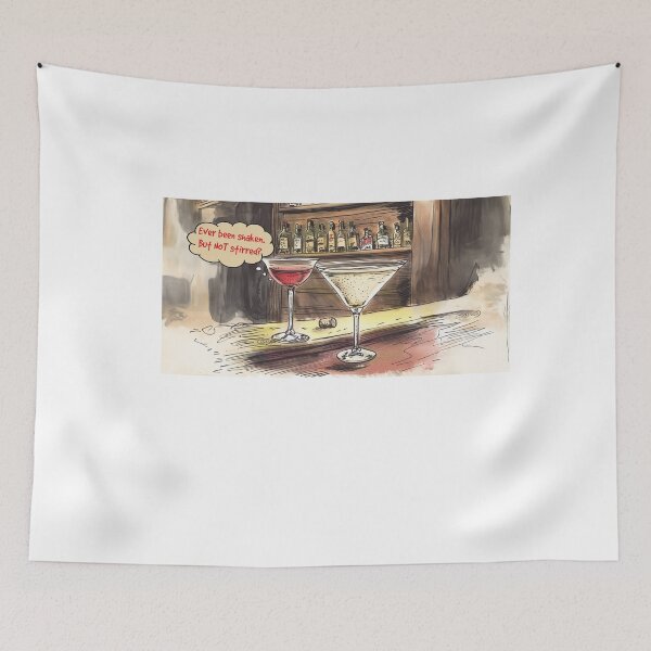 Item preview, Shaken.  But not stirred. designed and sold by FamouslyStupid.