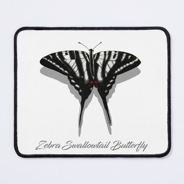Item preview, Zebra Swallowtail Butterfly Labeled designed and sold by ArtAndBliss.