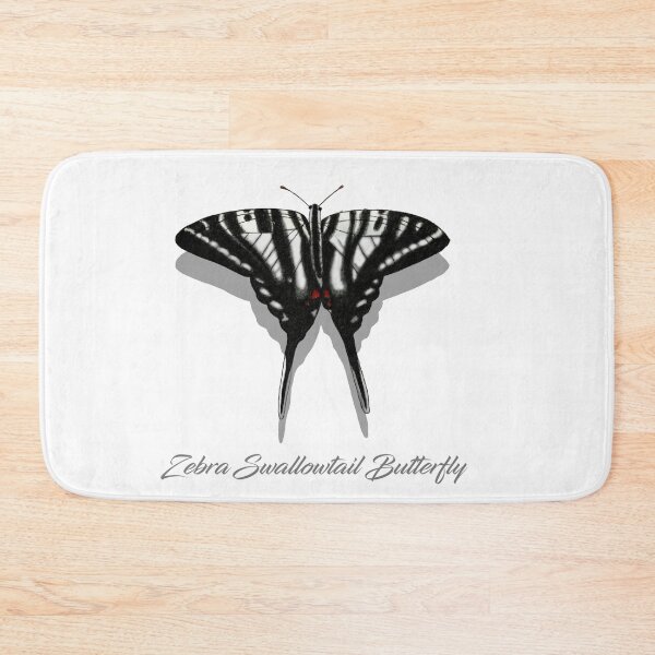 Item preview, Zebra Swallowtail Butterfly Labeled designed and sold by ArtAndBliss.