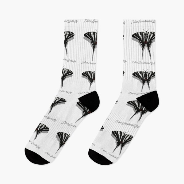 Item preview, Zebra Swallowtail Butterfly Labeled designed and sold by ArtAndBliss.