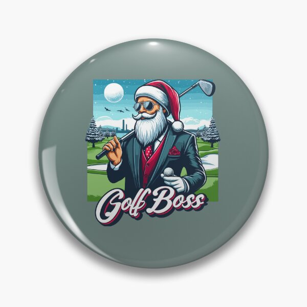 Artikelvorschau, Cooler Weihnachtsmann-Golfboss als Weihnachtsgeschenk entworfen und verkauft von Daqomm.