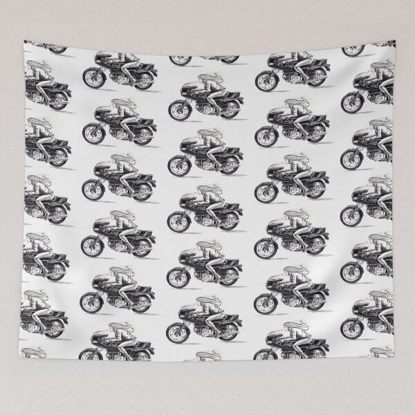 Item preview, Retro Moto Girls: Ducati Pantah designed and sold by hooliganlili.
