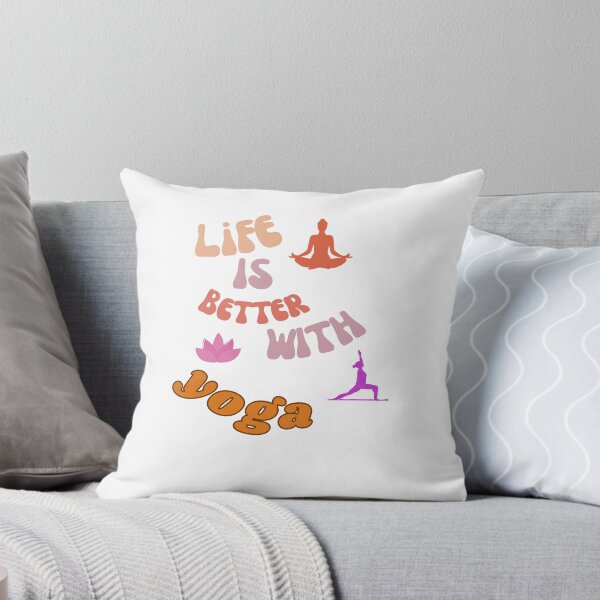 Item preview, Life is Better with yoga designed and sold by LindoDesign.