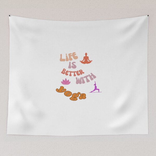 Item preview, Life is Better with yoga designed and sold by LindoDesign.